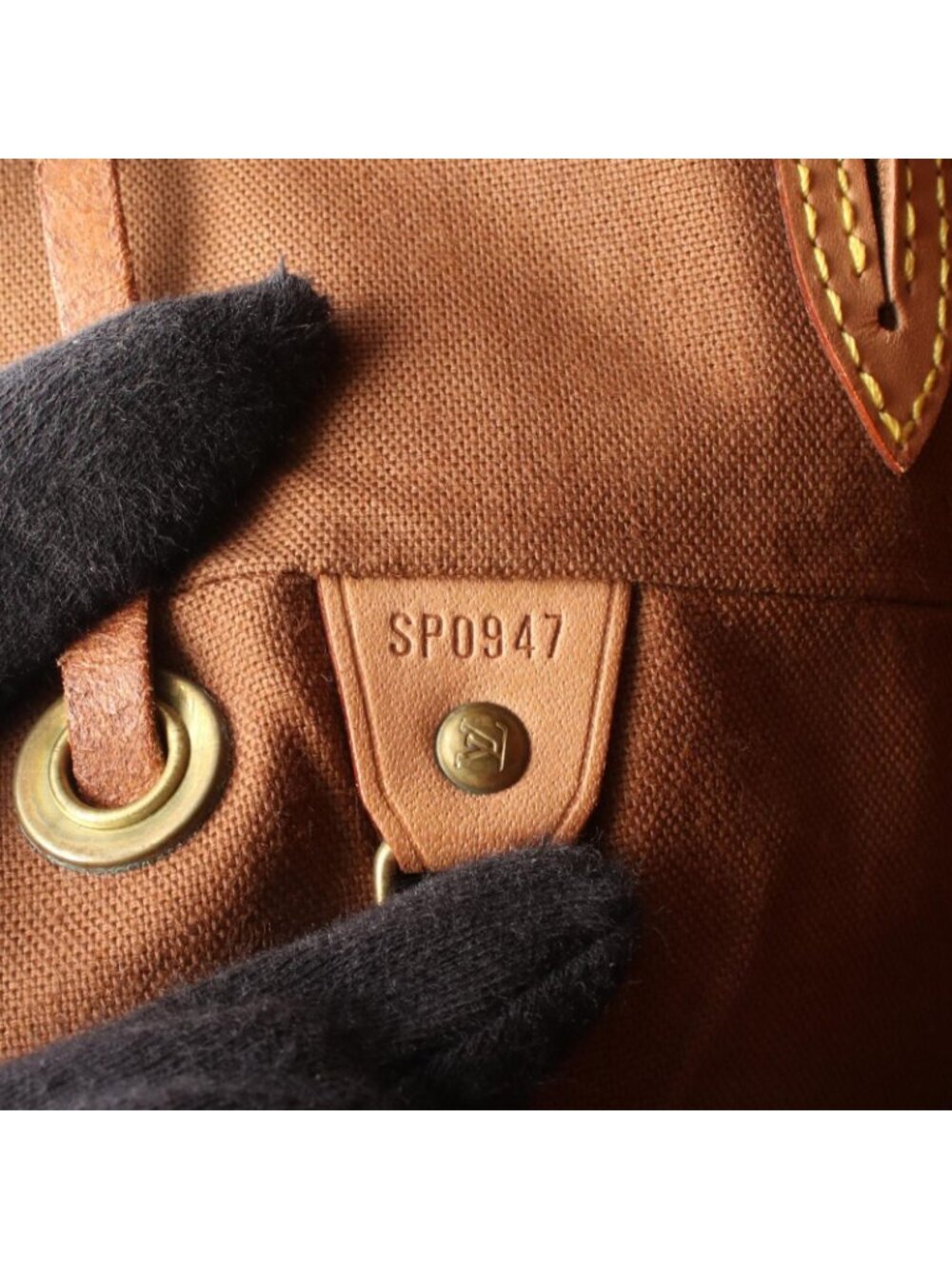 ★SOLD★ Louis Vuitton Backpack Montsouris MM Canvas Leather - Picture 5 of 12